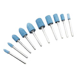 Maxbell 2x10x Cutting Burrs Rotary Files Bits for Die Grinder Metal Woodworking