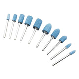 Maxbell 2x10x Cutting Burrs Rotary Files Bits for Die Grinder Metal Woodworking