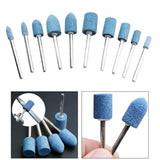 Maxbell 2x10x Cutting Burrs Rotary Files Bits for Die Grinder Metal Woodworking