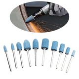 Maxbell 5x10x Cutting Burrs Rotary Files Bits for Die Grinder Metal Woodworking