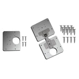 Cabinet Hinge Repair Plate Fixing Kit for Wood Furniture Window Option 1