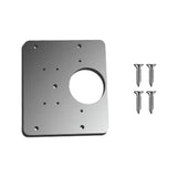 Cabinet Hinge Repair Plate Fixing Kit for Wood Furniture Window Option 1