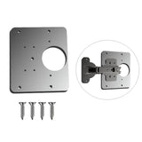 Cabinet Hinge Repair Plate Fixing Kit for Wood Furniture Window Option 1