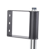 2xDoor Gate Caster Heavy Duty Hard Rubber Gate Wheel Suspension Black 5 in