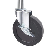 2xDoor Gate Caster Heavy Duty Hard Rubber Gate Wheel Suspension Black 5 in
