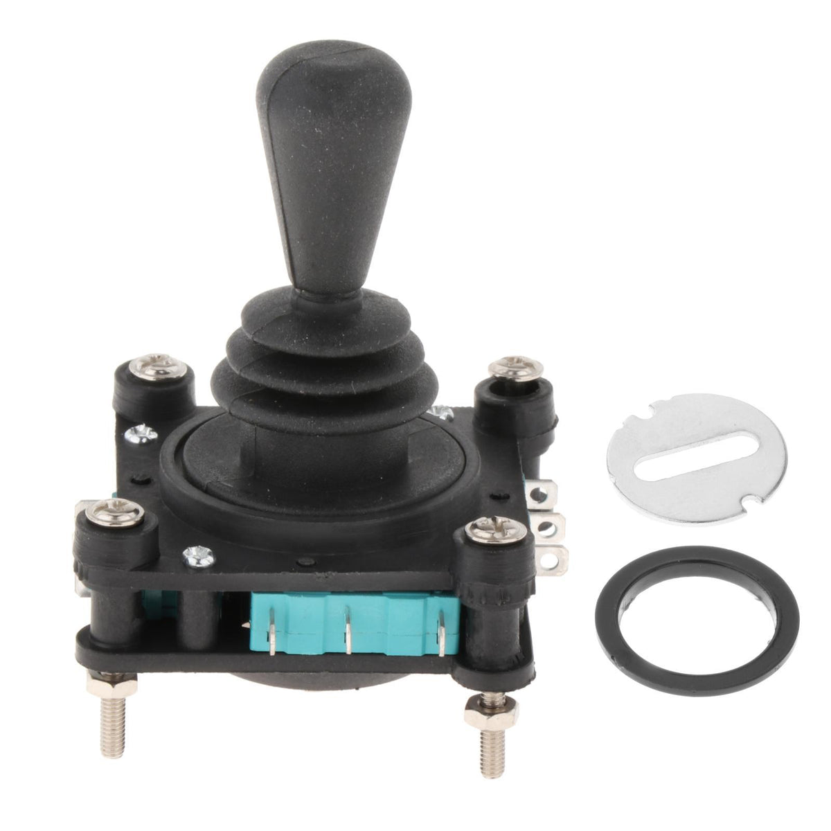 240V 5A 4NO 4NC Momentary 2.5mm Fixing Thread Joystick Switch CV4-YQ-04R2G