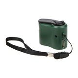 Hand Cranking Dynamo Electric Generator Survival Tools for Outdoor MP4 Green