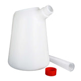 Maxbell 2xOil Measuring Jug with Pouring Flexible Spout with Lid for Car Traveling 2L