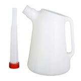 Maxbell 2xOil Measuring Jug with Pouring Flexible Spout with Lid for Car Traveling 5L