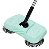 Maxbell Hand Push Sweeper Cleaner Cleaning Tool for Home Bedroom Carpets Green