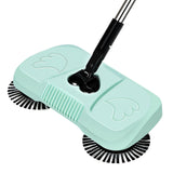 Maxbell Hand Push Sweeper Cleaner Cleaning Tool for Home Bedroom Carpets Green