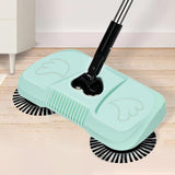 Maxbell Hand Push Sweeper Cleaner Cleaning Tool for Home Bedroom Carpets Green