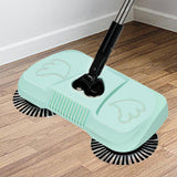 Maxbell Hand Push Sweeper Cleaner Cleaning Tool for Home Bedroom Carpets Green