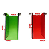 Maxbell Portable Protection Shield Durable Full Protection for Engraver Machine 40mm red
