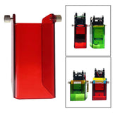 Maxbell Portable Protection Shield Durable Full Protection for Engraver Machine 40mm red
