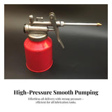 Maxbell 2xPump Oiler Can Pot Lubrication Oil Can Bottle for Applications Home Auto