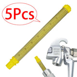Maxbell 5 Pieces Paint Spray Filter Durable Practical Fine Mesh Spraying Accessories 100 Mesh