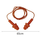 Maxbell Corded Earplugs Soft Silicone Earplugs with Cord for Working Travel Sleeping