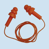 Maxbell Corded Earplugs Soft Silicone Earplugs with Cord for Working Travel Sleeping