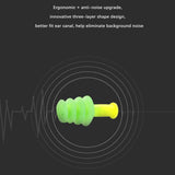 Maxbell Corded Ear Plug Waterproof Silicone Ear Plug for Traveling Concerts