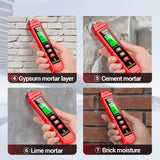 Maxbell Intelligent Moisture Tester Handheld Wood Moisture Meter for Logs Paper Wall