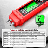 Maxbell Intelligent Moisture Tester Handheld Wood Moisture Meter for Logs Paper Wall