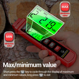 Maxbell Intelligent Moisture Tester Handheld Wood Moisture Meter for Logs Paper Wall