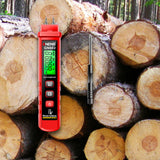 Maxbell Intelligent Moisture Tester Handheld Wood Moisture Meter for Logs Paper Wall