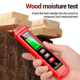 Maxbell Intelligent Moisture Tester Handheld Wood Moisture Meter for Logs Paper Wall