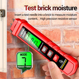 Maxbell Intelligent Moisture Tester Handheld Wood Moisture Meter for Logs Paper Wall