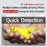 Maxbell Digital Battery Capacity Tester Portable Small Battery Tester for 1.5V 9V AA