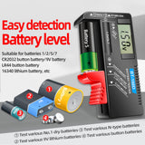 Maxbell Digital Battery Capacity Tester Portable Small Battery Tester for 1.5V 9V AA