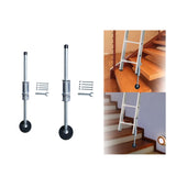 Maxbell 2x Extension Ladder Stabilizer Legs Stairs Working on Stairs Ladder Levelers