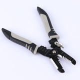 Maxbell Wire Cutter Hand Tool Electricians Tool Crafting Wire Stripper Crimper Plier Straight Mouth