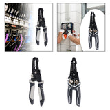 Maxbell Wire Cutter Hand Tool Electricians Tool Crafting Wire Stripper Crimper Plier Straight Mouth