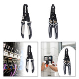 Maxbell Wire Cutter Hand Tool Electricians Tool Crafting Wire Stripper Crimper Plier Straight Mouth