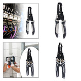 Maxbell Wire Cutter Hand Tool Electricians Tool Crafting Wire Stripper Crimper Plier Straight Mouth