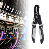 Maxbell Wire Cutter Hand Tool Electricians Tool Crafting Wire Stripper Crimper Plier Straight Mouth