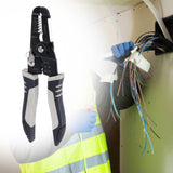 Maxbell Wire Cutter Hand Tool Electricians Tool Crafting Wire Stripper Crimper Plier Straight Mouth