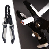 Maxbell Wire Cutter Hand Tool Electricians Tool Crafting Wire Stripper Crimper Plier Straight Mouth
