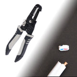 Maxbell Wire Cutter Hand Tool Electricians Tool Crafting Wire Stripper Crimper Plier Straight Mouth