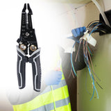Maxbell Wire Cutter Hand Tool Electricians Tool Crafting Wire Stripper Crimper Plier Bend Mouth