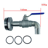 Maxbell 50 Gallon Steel Drum Faucet G2" Replacement Parts with Gaskets Barrel Faucet 25mm