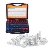 Maxbell 44Pcs Nut and Bolt Thread Checker Metric Compact for Plumbers Auto Mechanics