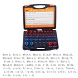 Maxbell 44Pcs Nut and Bolt Thread Checker Metric Compact for Plumbers Auto Mechanics