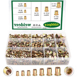 Maxbell 1000Pcs Rivet Nut Tool Kit Durable for Refrigeration Automobiles Instruments