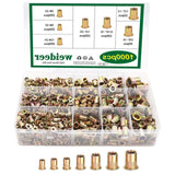 Maxbell 1000Pcs Rivet Nut Tool Kit Durable for Refrigeration Automobiles Instruments
