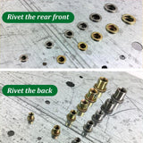 Maxbell 1000Pcs Rivet Nut Tool Kit Durable for Refrigeration Automobiles Instruments