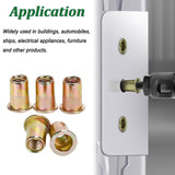 Maxbell 1000Pcs Rivet Nut Tool Kit Durable for Refrigeration Automobiles Instruments