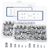 Maxbell 380x Metric Nut Assortment Hardware Rivet Nuts for Professional Machinery